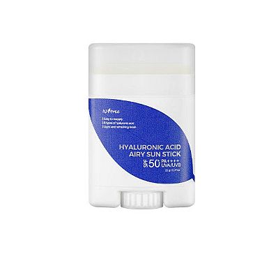 ISNTREE - Hyaluronic Acid Airy Sun Stick - Opaľovací balzam v tyčinke 22g